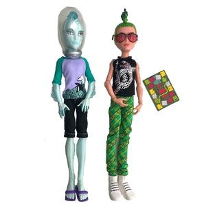 Monster High Deuce Gorgon Gill Webber Mansters Doll 2 Pack G1